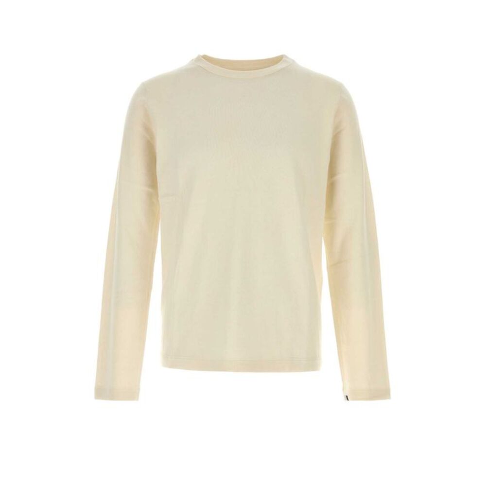 Extreme Cashmere Men Ivory Cotton Blend Nâ°500 Sweater